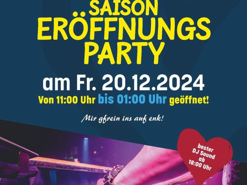 Bist du dabei? 🥳🍻
SAISONERÖFFNUNGSPARTY am Freitag, 20.12.24
von 11:00 - 1:00 geöffnet 🎉
.
.
Mir gfrein ins auf enk! 🥳
#apresski #apresskiparty #hiatamadl #party #cooledrinks #horbergbahn #mountopolis #mayrhofen #horberg #visitus #partytime #freundetreffen